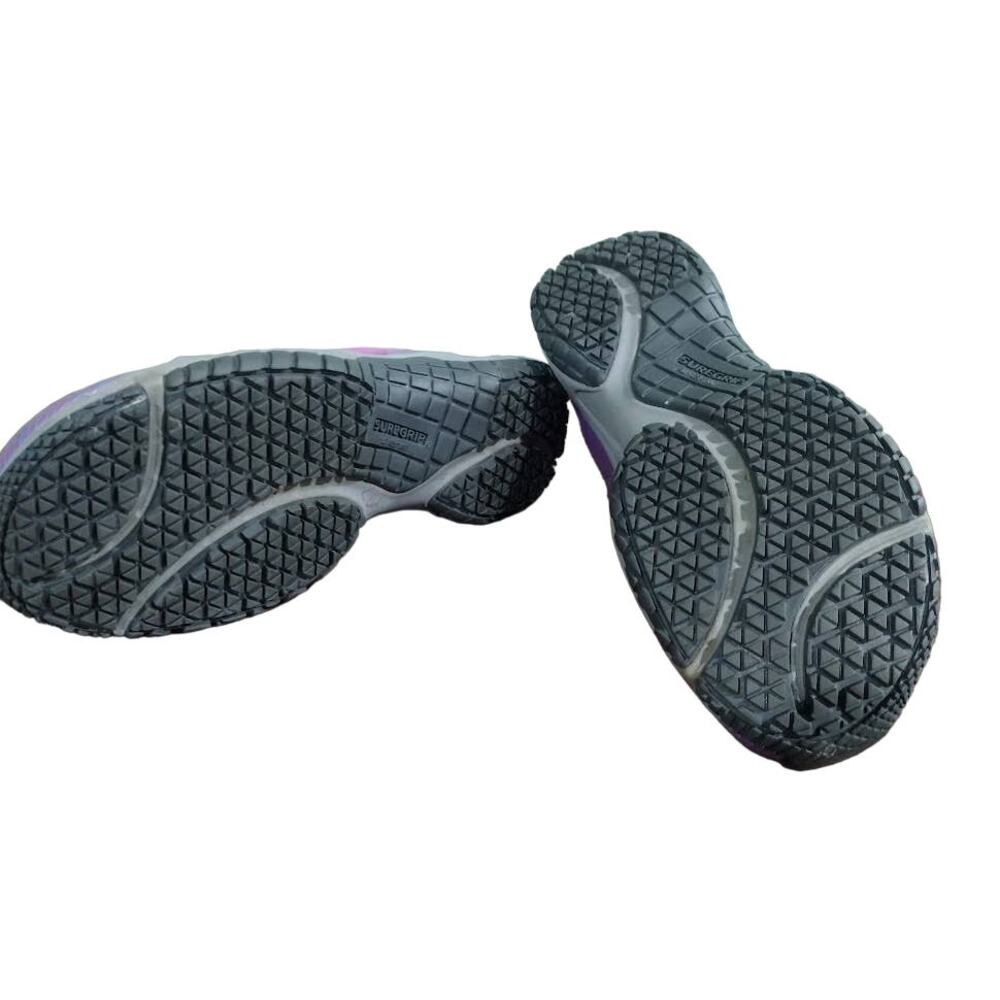Merrell Slip Ons with Slip Resistant Soles, Purple and Teal, Size 6 - Picture 5 of 6